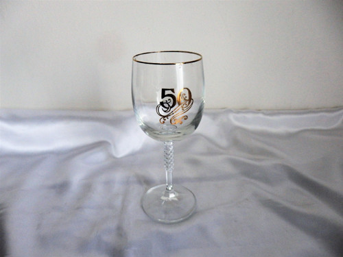 Sklenice k jubileu "50"