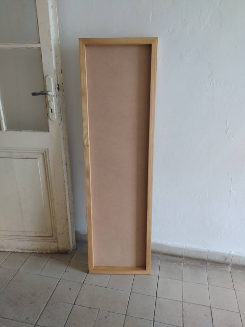 Dřevěný rám na mechový obraz 135 x 40cm