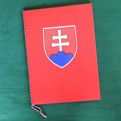 Obřadní desky Slovensko - červené
