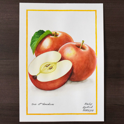 Akvarel "Malus"