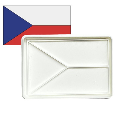 Vykrajovátko ČESKÁ REPUBLIKA - národní vlajka