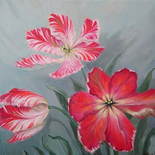 Olejomalba "Krasné tulipány" — foto 1