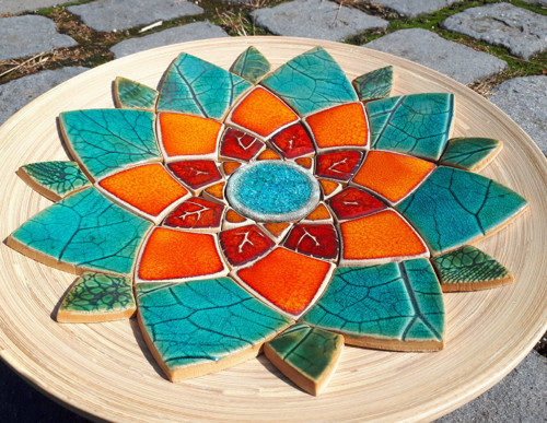 Mandala z keramických komponentů 73 — foto 1