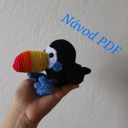 Návod na háčkovaného tukana