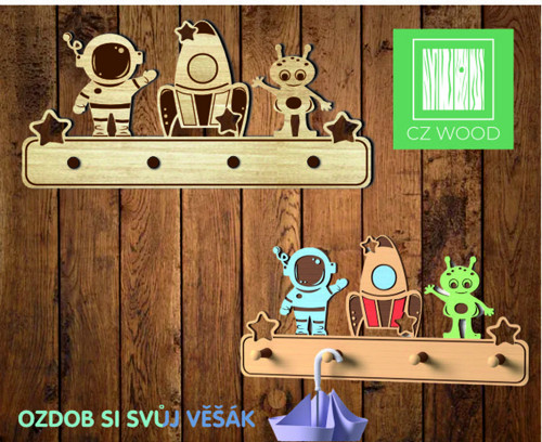 Věšák - kreativní sada k tvoření