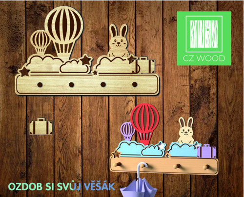 Věšák - kreativní sada k tvoření