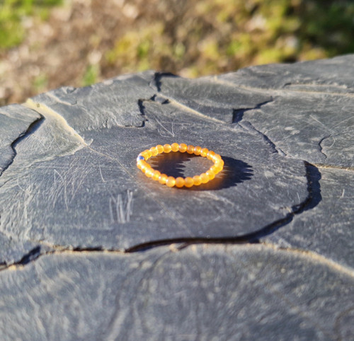 Přírodní avanturín*orange*prsten