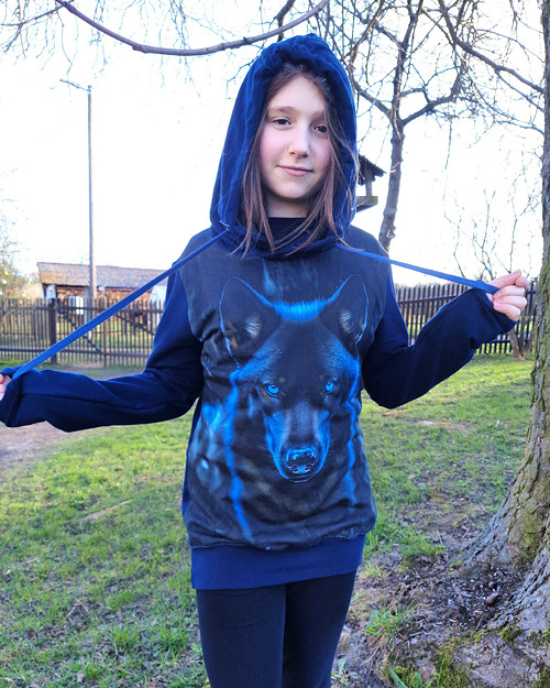 Mikina - BLUE WOLF vel. 36