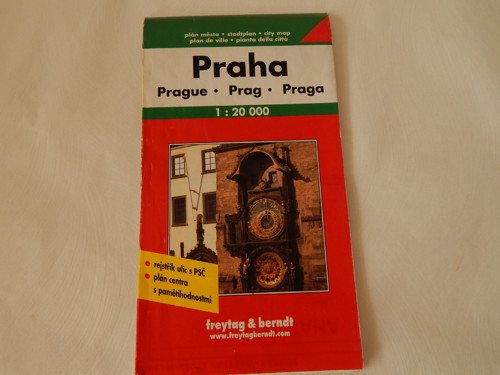 Mapa Prahy