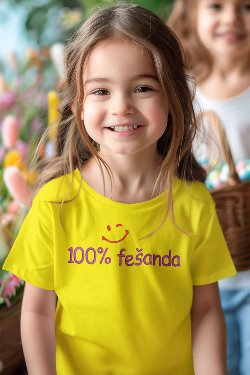 Vyšívané tričko - 100 % fešák