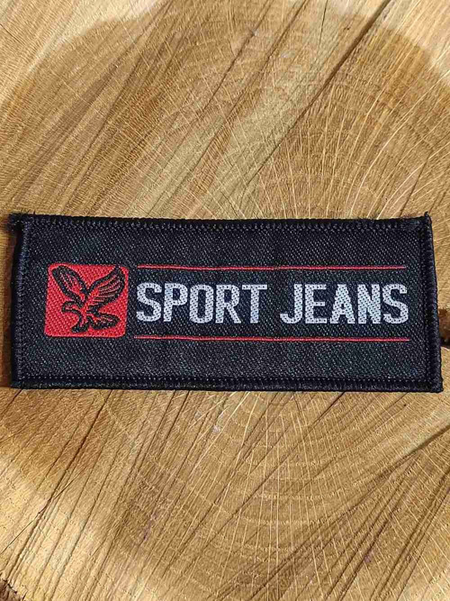 Nažehlovačka Sport jeans černá