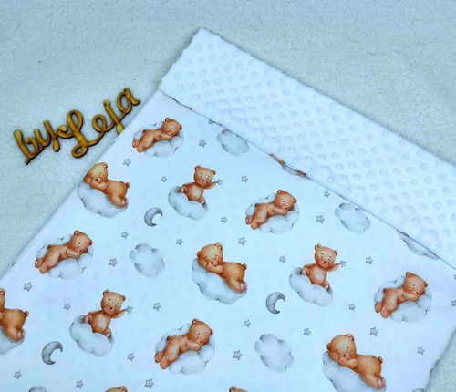 Nepadací letní deka plátno a minky - různé druhy