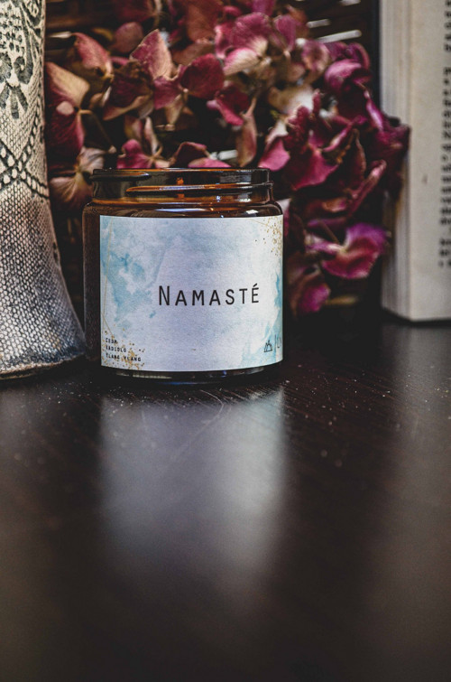 Sójová svíčka - NAMASTÉ.... 120 ML