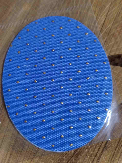 Nažehlovací záplaty riflové 6,8x8,5 cm 2 ks č1