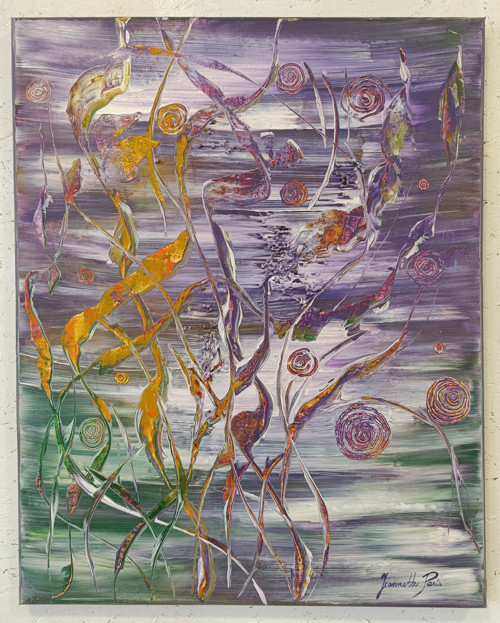 121. Vodní svět, rozměry 50x40 cm