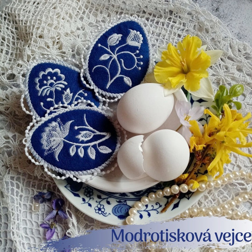 E-book Modrotisková vejce