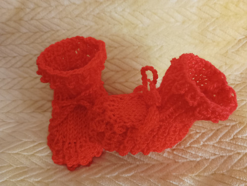 Pletené bačkůrky. — foto 1