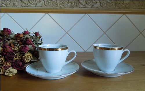 Porcelánový kávový set pro dva