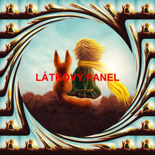 Bavlněný panel Malý princ 40x40 cm - skladem