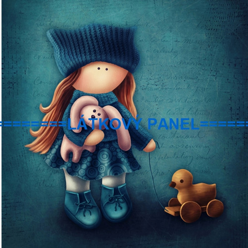 Bavlněný panel 40x40 cm - skladem — foto 1