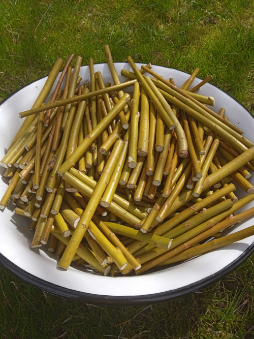 Vrbové, ovocné špalíky, březové , dřevěný materiál