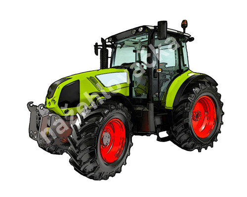 Nažehlovačka s traktorem CLAAS 7x5 cm — foto 1