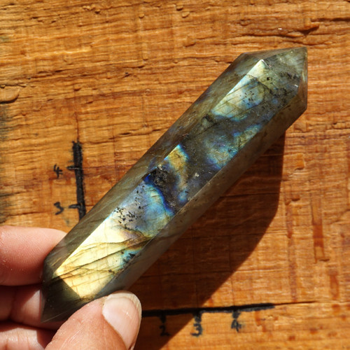 Hůlka z labradoritu 88x22x19mm/70,6g