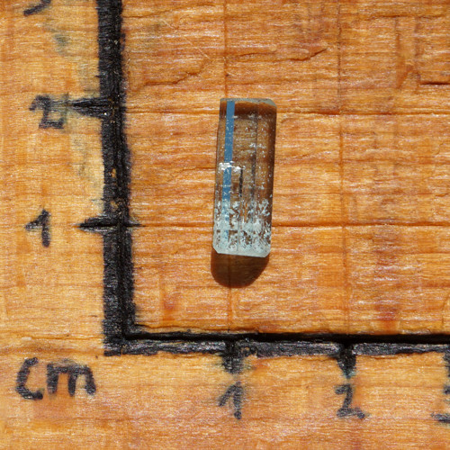 Akvamarín krystal 14x5x3,5mm / 2,35ct