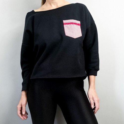 Miss in black, vel. XL