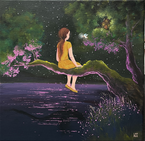 Kouzelný strom - 30x30cm — foto 1