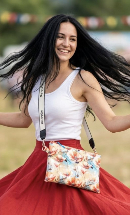 Psaníčková kabelka Vlčí máky — foto 1