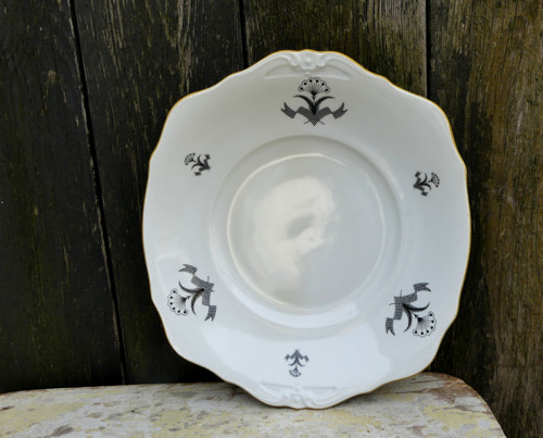 Vějíře...porcelánový tácek/miska