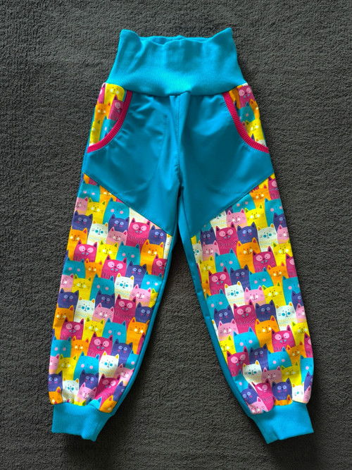 Letní softshellové kalhoty vel. 98