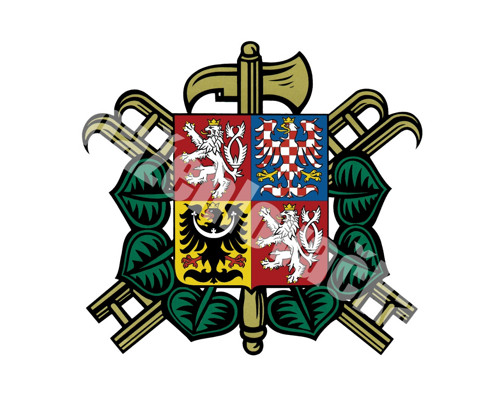 Hasičský znak erb nažehlovačka 7x7 cm