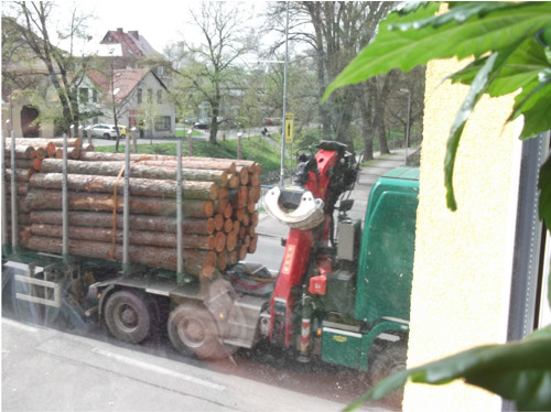 Za 5 min. u arkýřového okna.To vše nám tu jezdí...