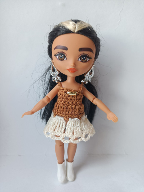 Šaty šatičky oblečky pro panenky barbie extra mini