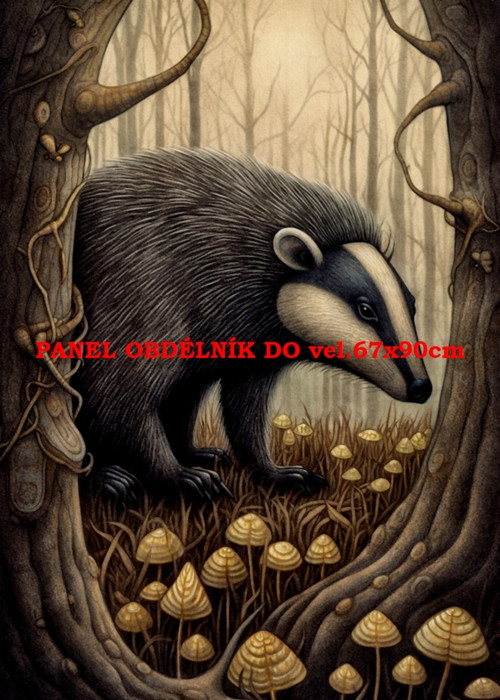 Bavlněný panel 18x25 cm - skladem