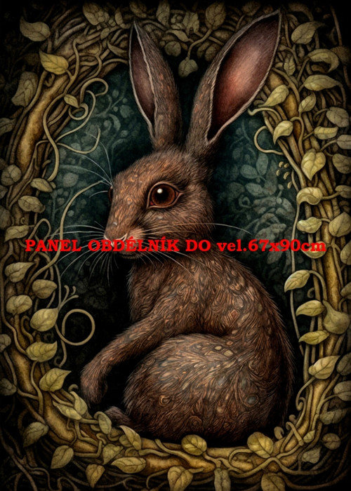 Bavlněný panel 18x25 cm - skladem