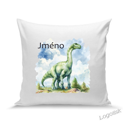 Polštářek s DINOSAUREM a jménem
