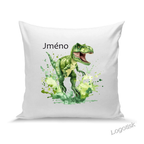 Polštářek DINOSAURUS se jménem