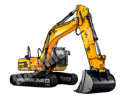 Nažehlovačka JCB JS290 12x10 cm