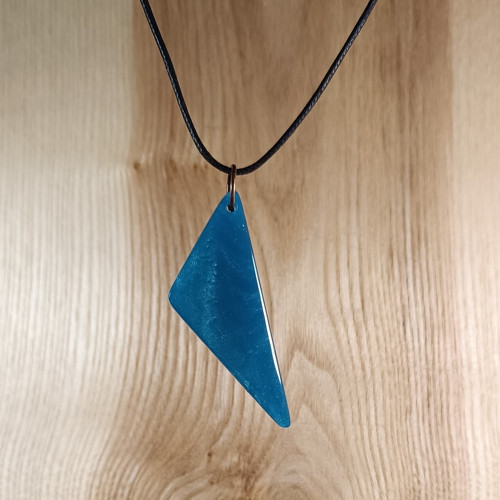 Přívěsek modrý metal No. 1302 — foto 1