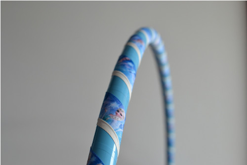 Obruč na hooping Ledové království-modrá 80 cm