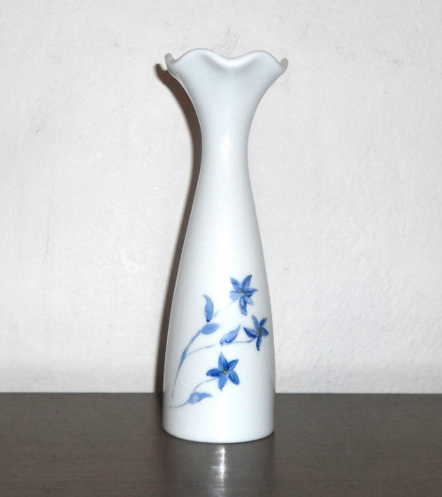 Porcelánová VÁZA, květinový motiv, ruční malba