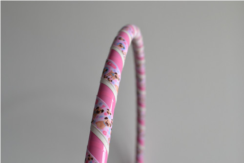 Obruč na hooping Pejsci-růžová 80 cm — foto 1