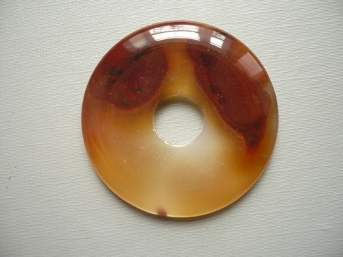 Donut kulatý XL - achát 53 mm, č.33f