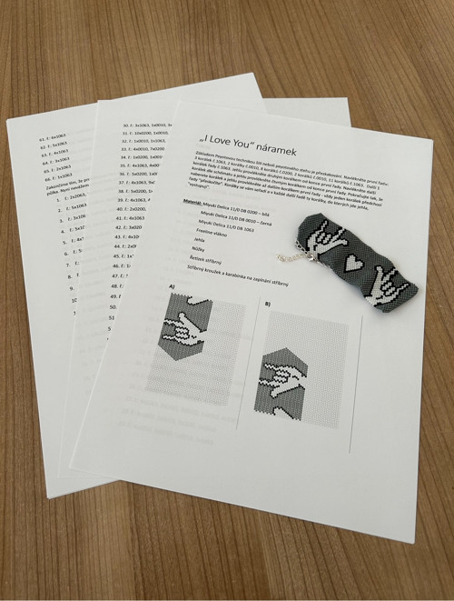 Náramek I Love You - návod PDF