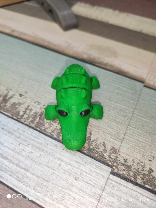 Malý Aligator - hýbací - barevný