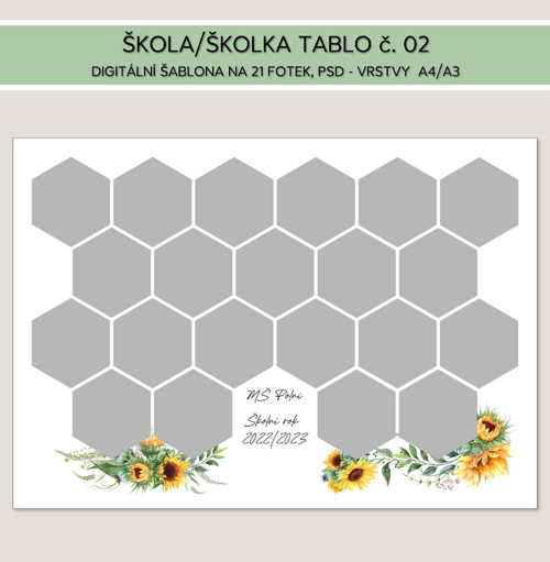 Školka/Škola TABLO č. 2 na 21 fotek