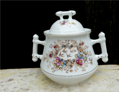 Vlaštovičky...porcelánová cukřenka — foto 1